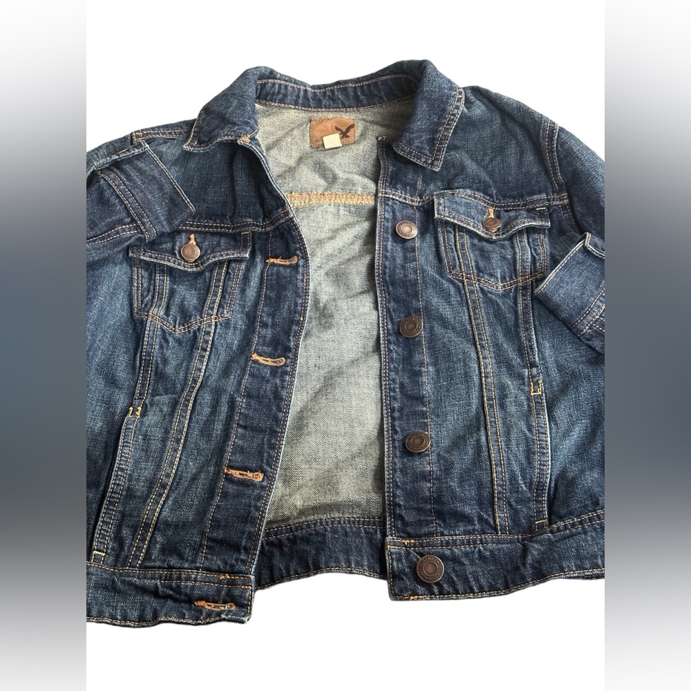 Womens‎ American Eagle Denim Jean Jacket size Small